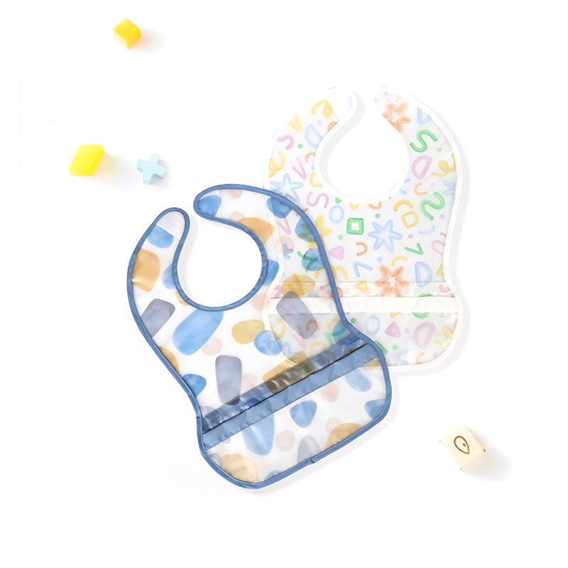 Babero de alimentación para bebés impermeable de TPU de primera calidad