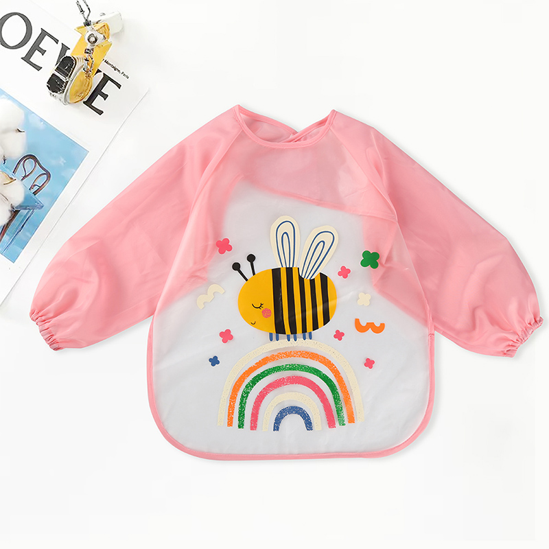 Babero artístico impermeable de manga larga