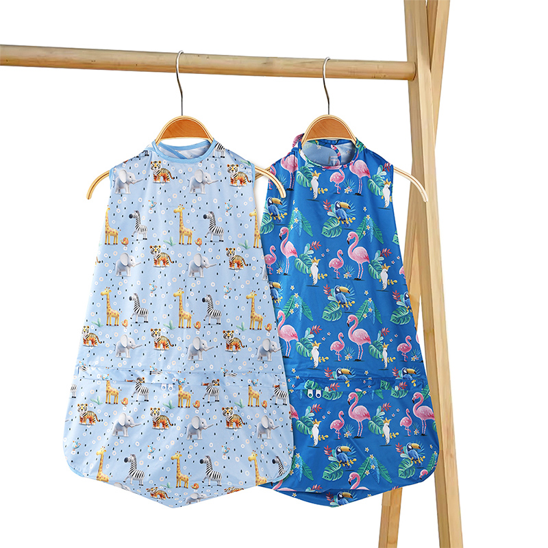 Babero de delantal PUL impermeable estándar japonés