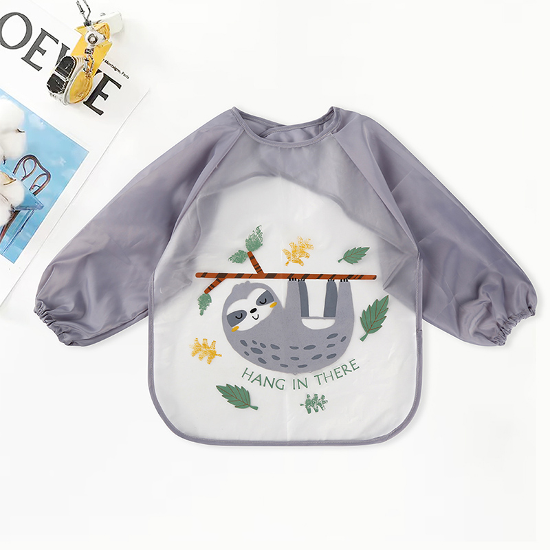 Babero artístico impermeable de manga larga