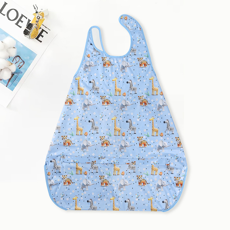 Babero de delantal PUL impermeable estándar japonés