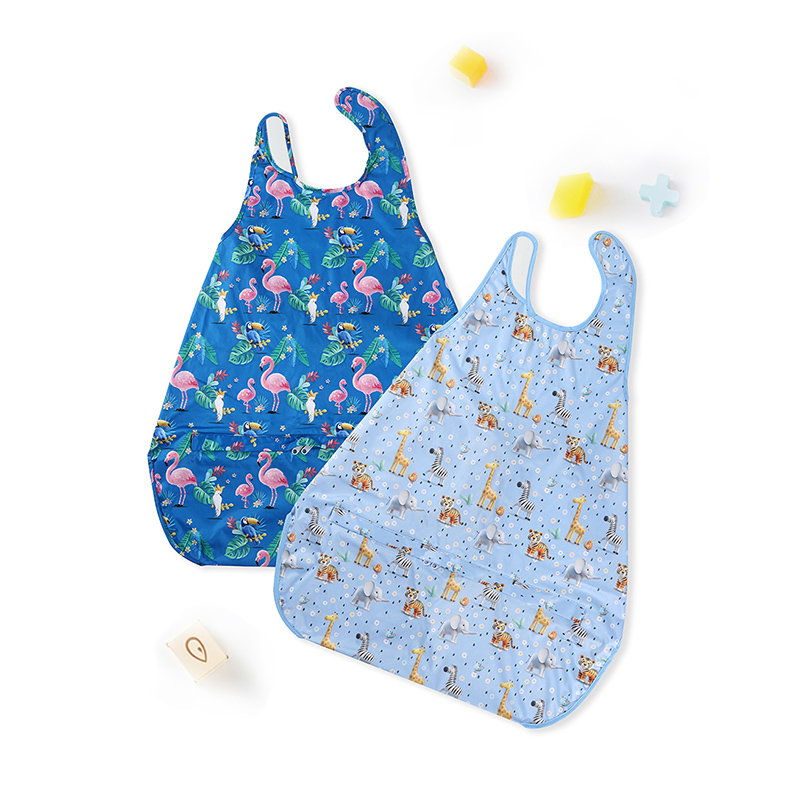 Babero de delantal PUL impermeable estándar japonés