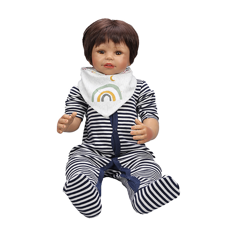 Conjunto de babero para bebé con pañuelo de moda