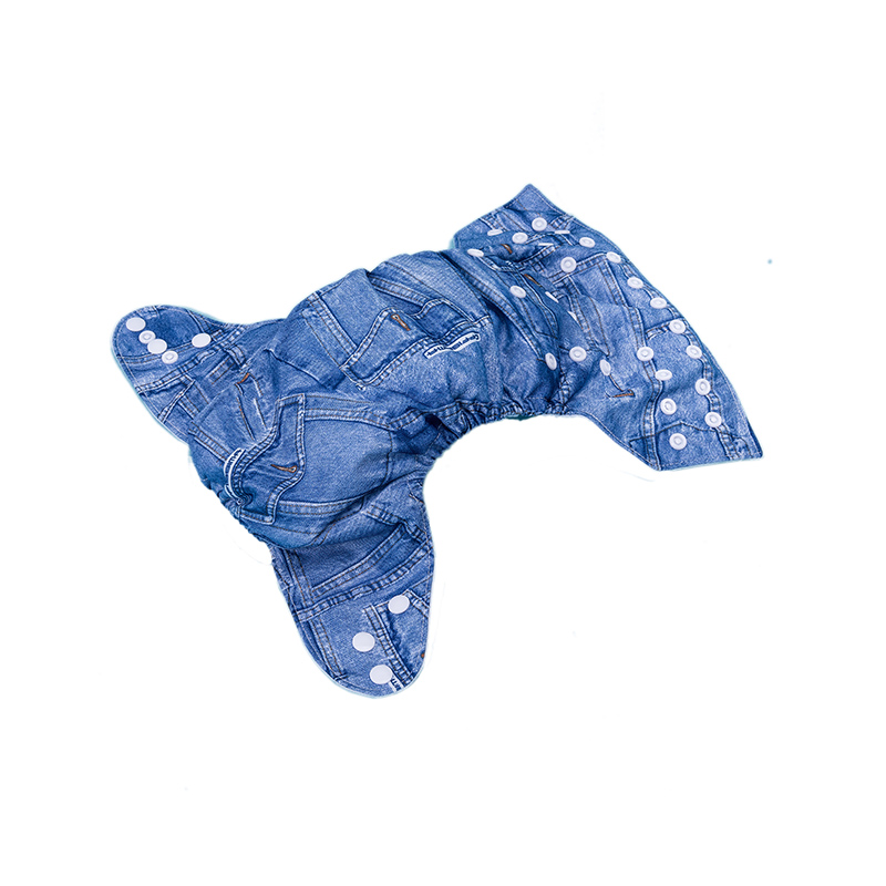 Pañal de bolsillo con estampado vaquero