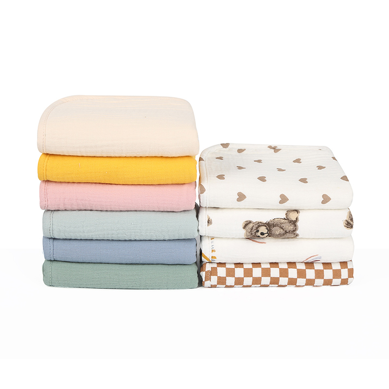 Juego de paños para eructar para bebés Muslin