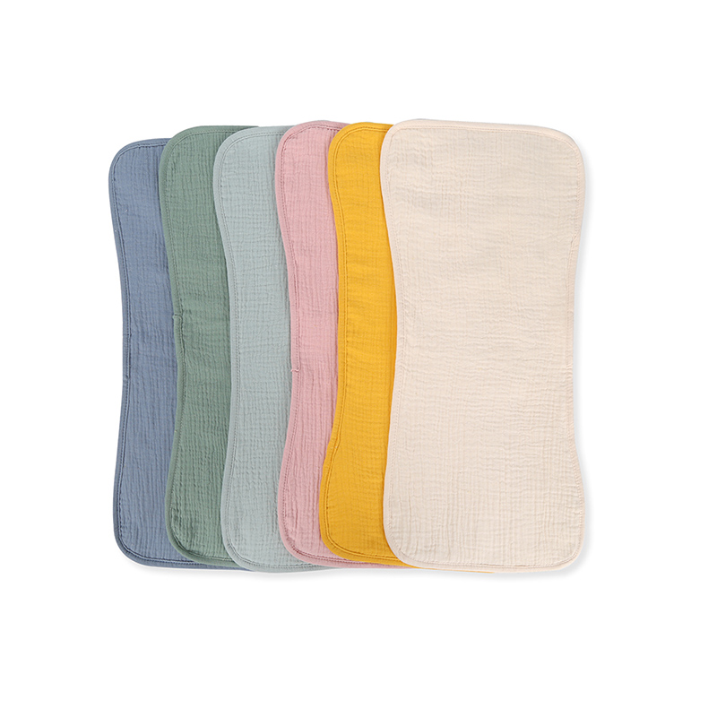 Juego de paños para eructar para bebés Muslin