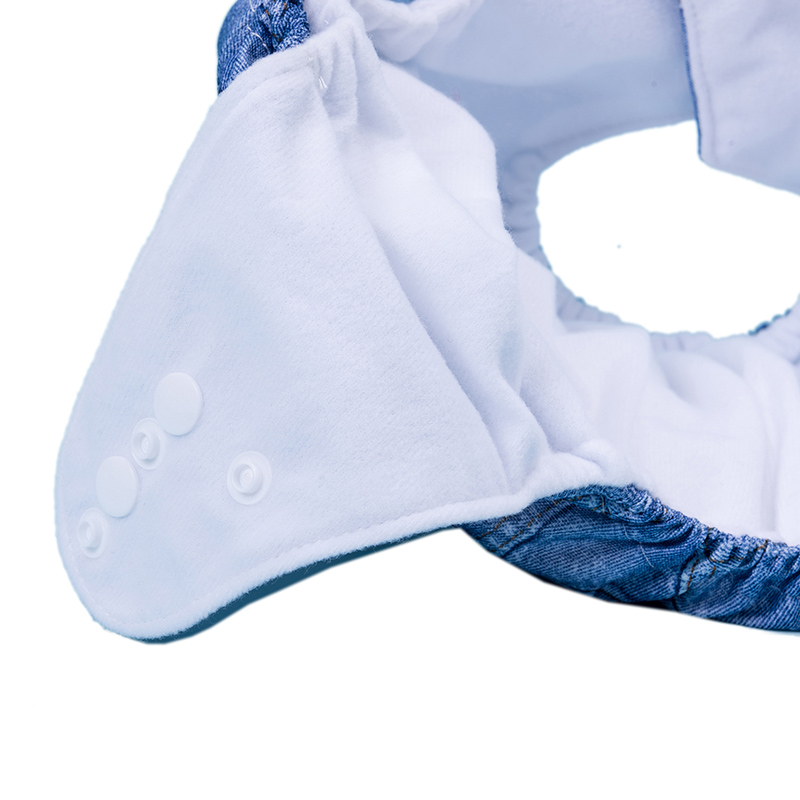 Pañal de bolsillo con estampado vaquero