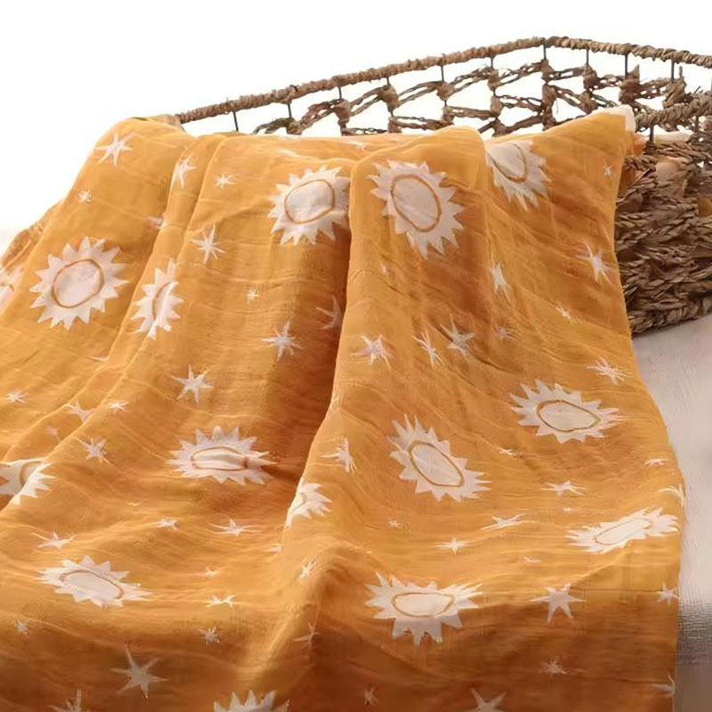 Manta protectora para bebé con muselina y algodón de bambú