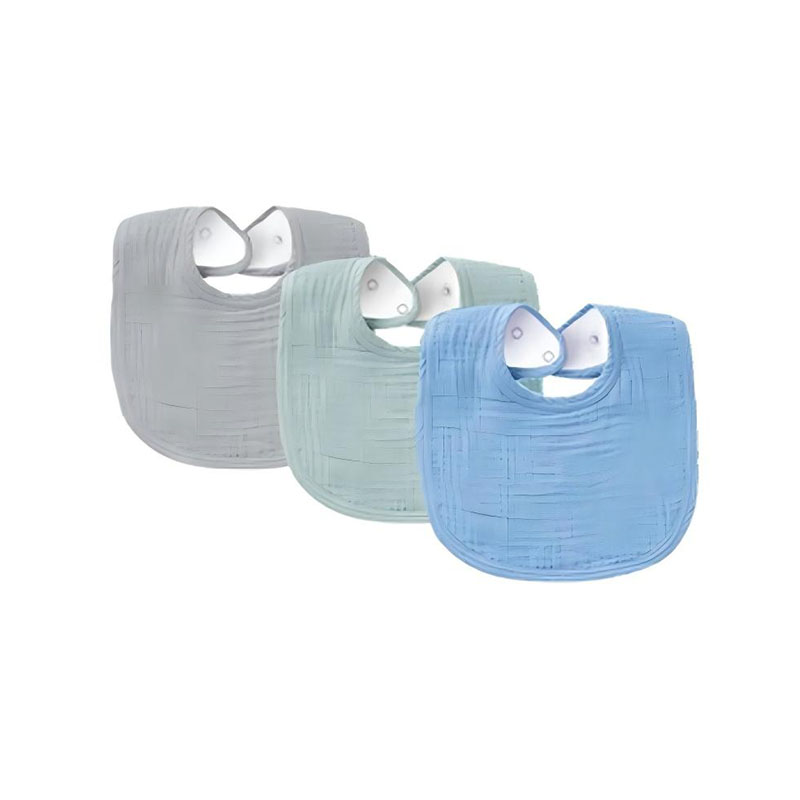 Babero de muselina de estilo orgánico para bebé