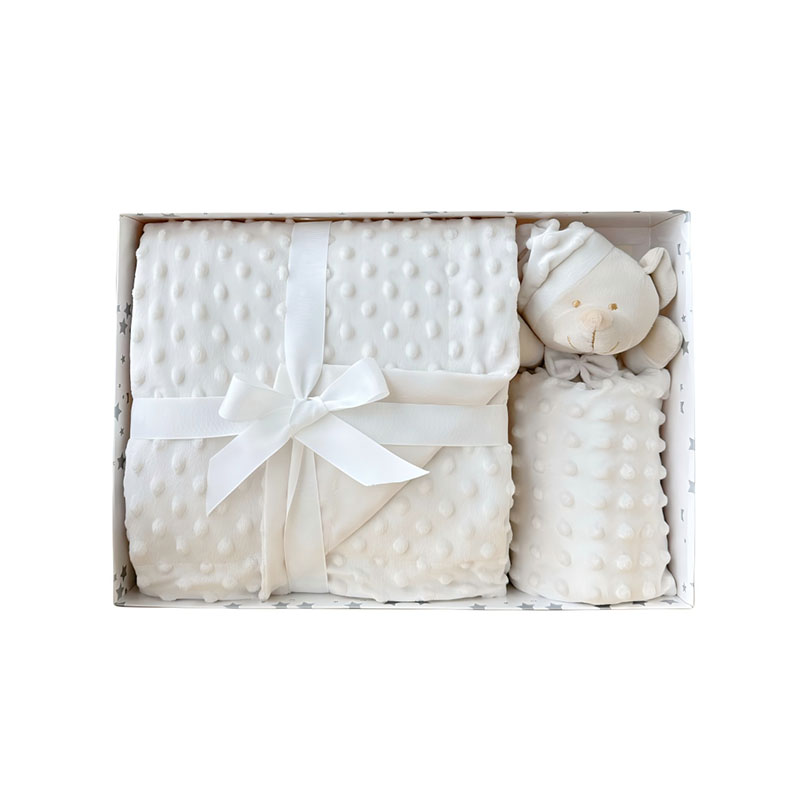 Conjunto de regalo de manta de bebé premium