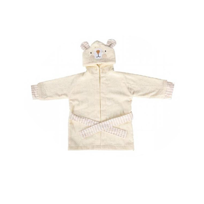 Bata de baño para bebé con capucha de lujo