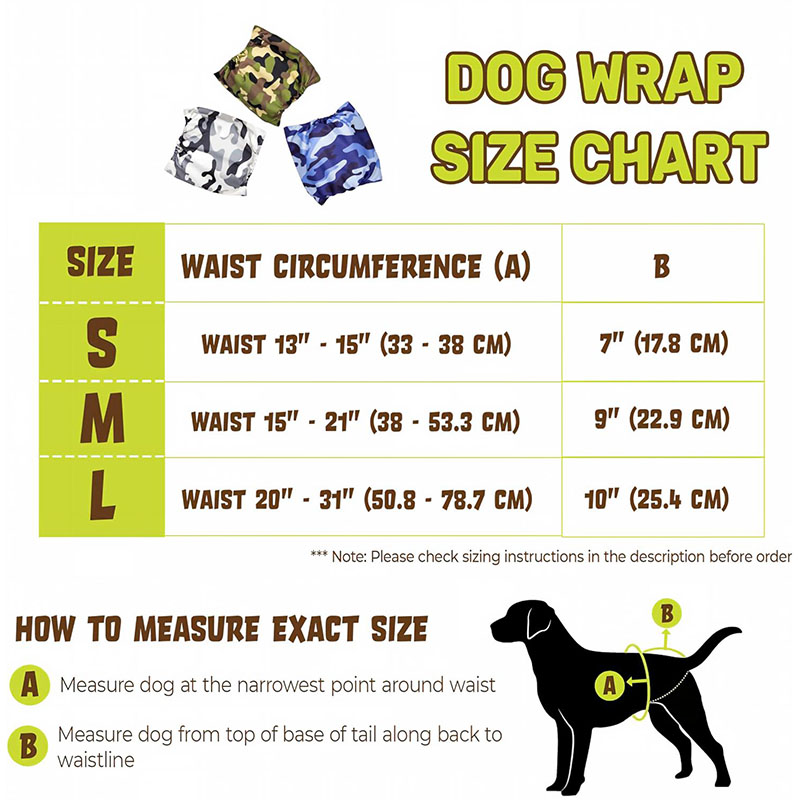 Pantalones de pañal reutilizables para perros, ajustables, a prueba de fugas y lavables, para mascotas