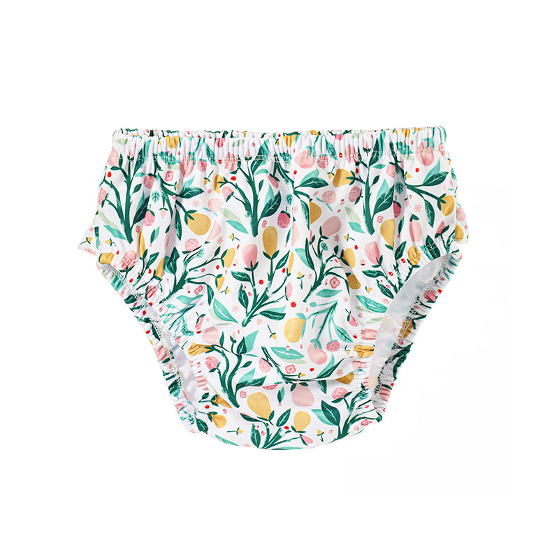 Pañal de baño para bebé estilo floral